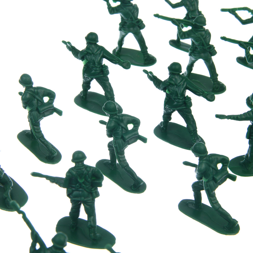 ИГРОЛЕНД Игровой набор солдатиков, 36 шт, PP, 18х5х24 см, арт.№ 296-135