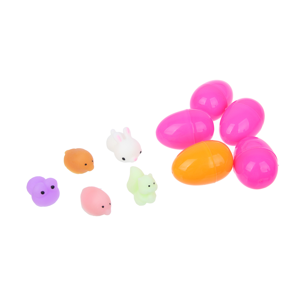 Игрушка сюрприз в яйце, TPR, PP, 17,5х7х23см, микс, арт.№ 274-290