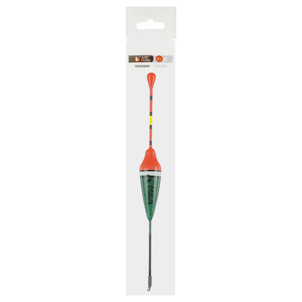 Поплавок тм AZOR FISHING, пластик, 4 вида : 2гр, 3гр, 4гр, 5гр, арт.№ 148-077