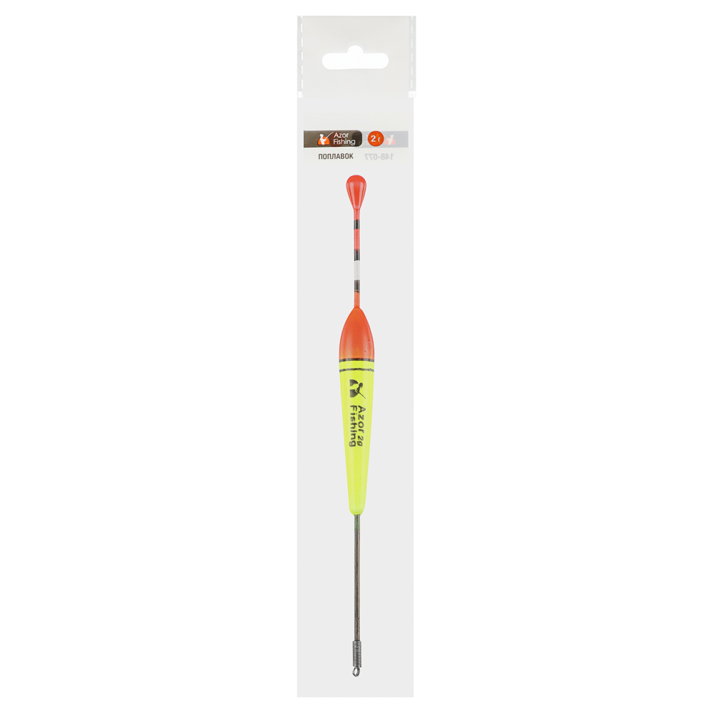 Поплавок тм AZOR FISHING, пластик, 4 вида : 2гр, 3гр, 4гр, 5гр, арт.№ 148-077