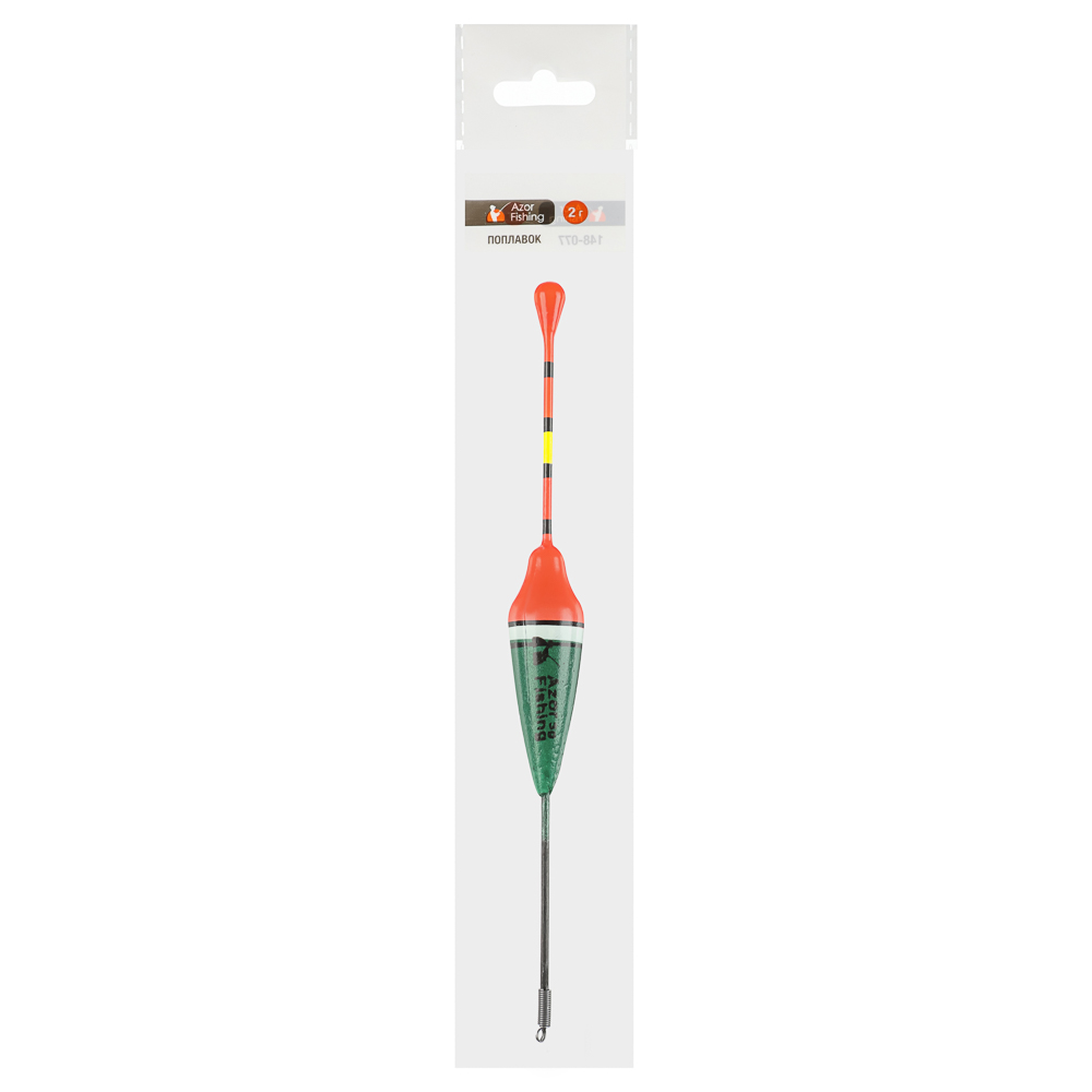 Поплавок тм AZOR FISHING, пластик, 4 вида : 2гр, 3гр, 4гр, 5гр, арт.№ 148-077