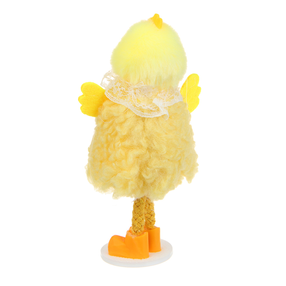 LADECOR Декоративный цыпленок, полиэстер, 4 цвета, арт.№ 535-141