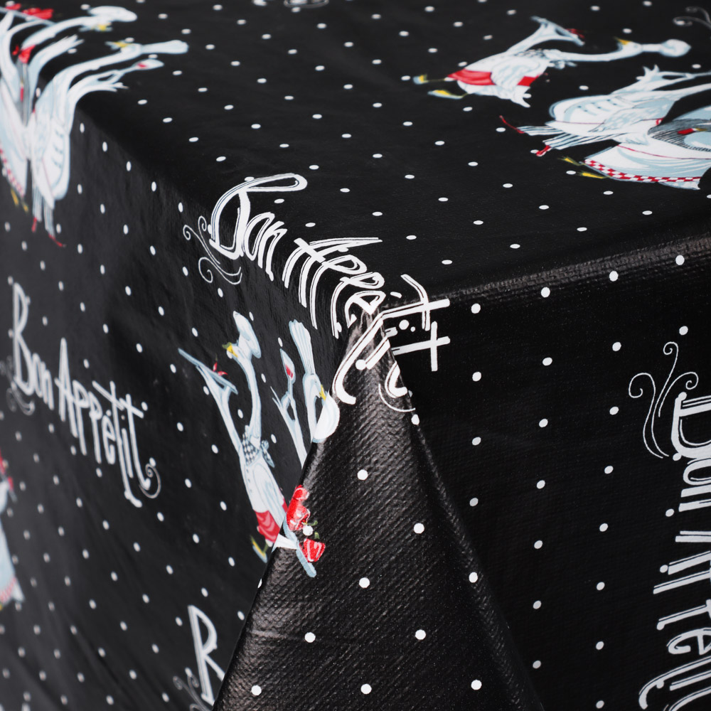 PROVANCE Гуси Скатерть ПВХ 140х180см, 3 цвета, арт.№ 479-307