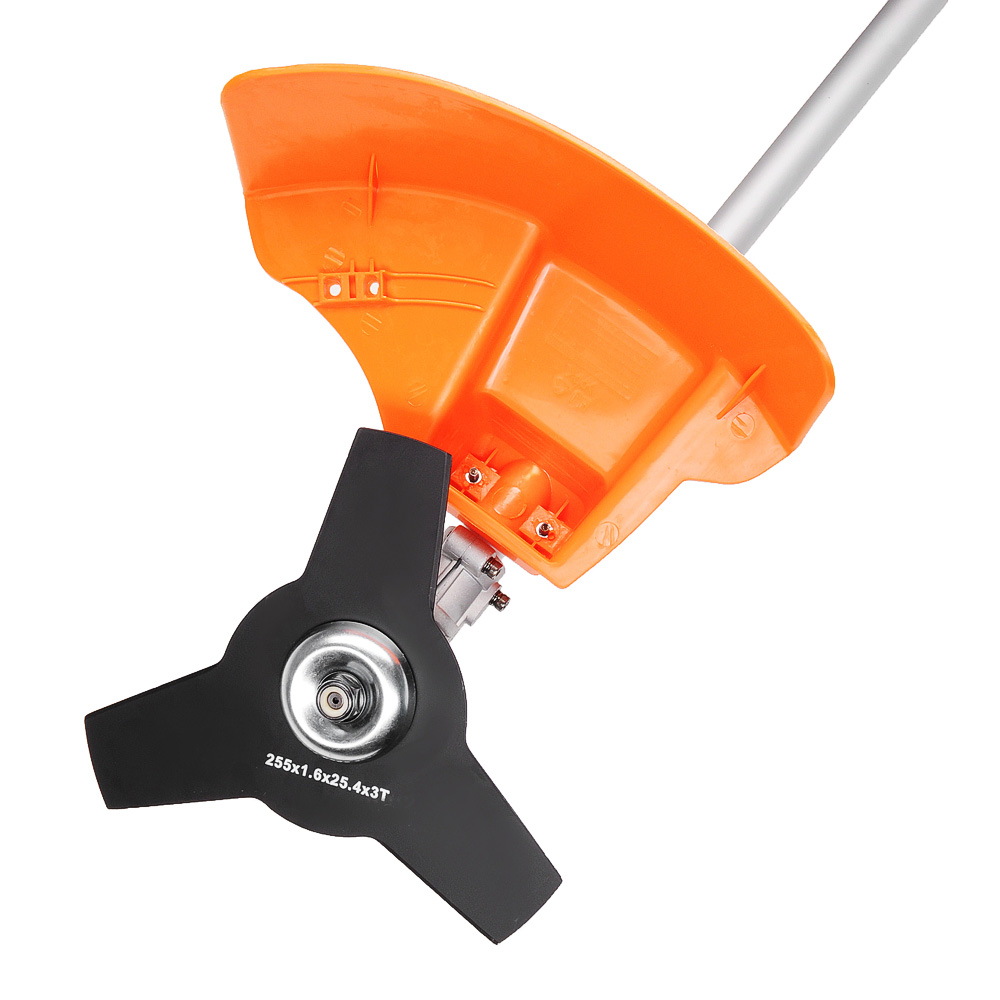 ЕРМАК Триммер-кусторез электр. ЭТ-1200Н, 1200Вт, 6300об/мин, 254/380мм, стальн.нож, катуш с леск 2мм, арт.№ 646-225