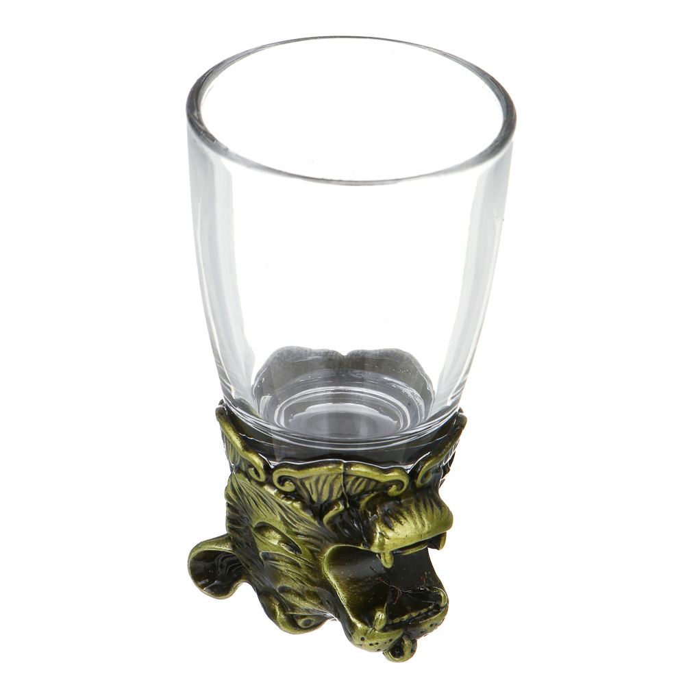 Набор стопок перевертышей тм MILLIMI Знаки зодиака, 30мл, бронза, стекло, 12шт, арт.№ 878-605