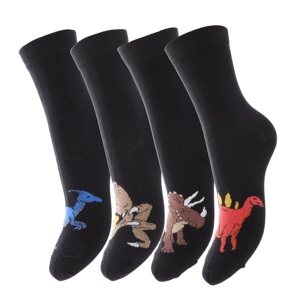 GALANTE Набор детских носков 2 пары, р.20-22, 71% хл, 24% полиэстер, 5% спандекс, разноцветные,#43, арт.№ 019-428