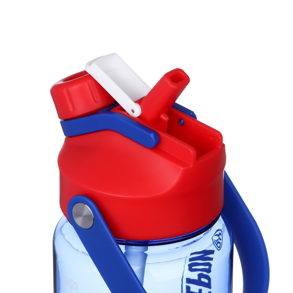 BY Русские Супергерои Бутылка для воды, 24х8см, 850мл, синий, PC, PP, арт.№ 088-116