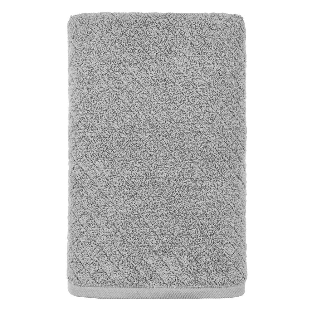 BY COLLECTION Полотенце махровое 70х140см, 100% хлопок, серый, арт.№ 484-098