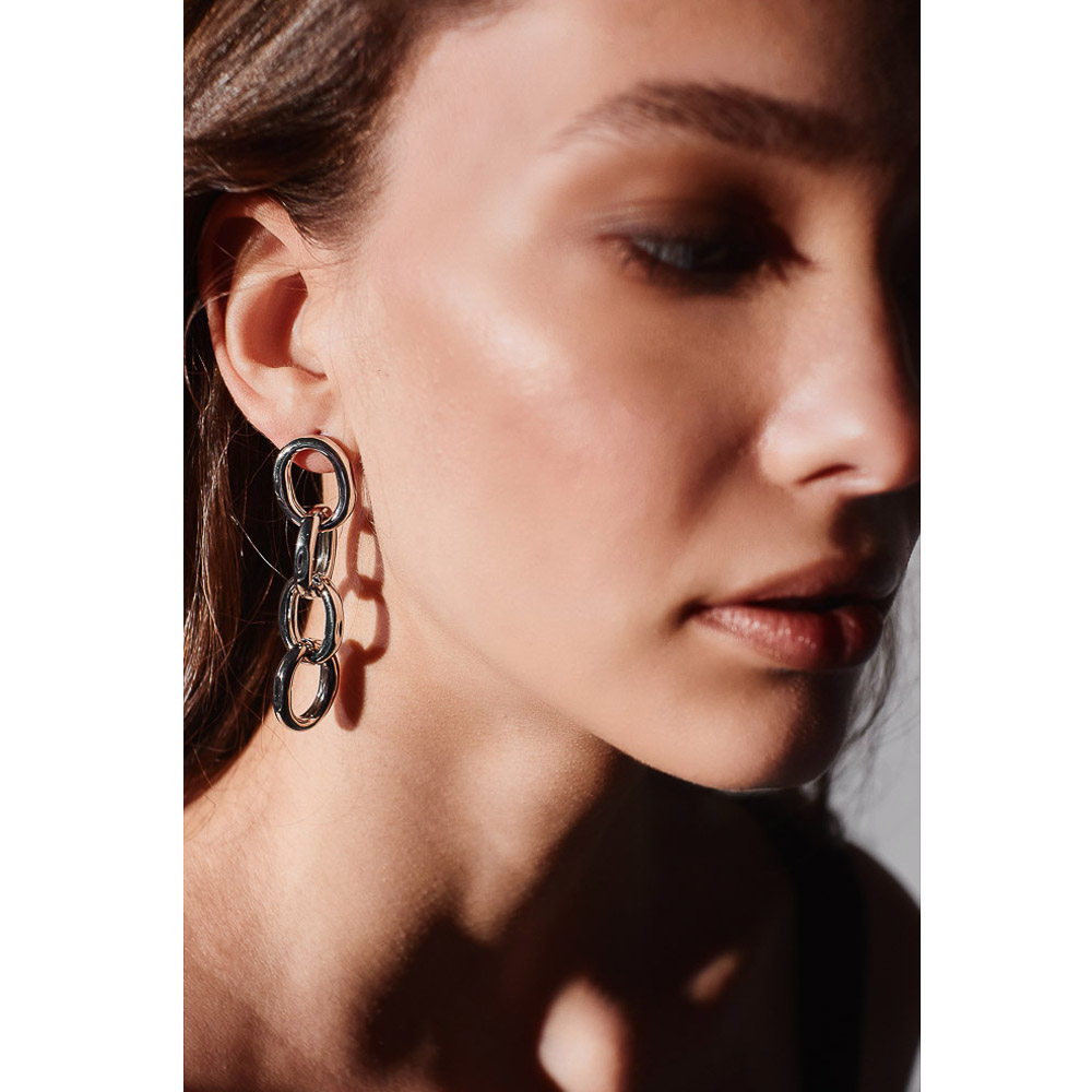 BERIOTTI Серьги, биж.сплав, пластик, 2,5-6см, 6 дизайнов, арт.№ 316-360