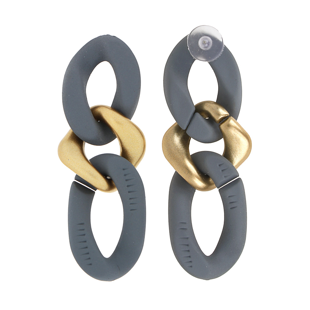 BERIOTTI Серьги, биж.сплав, пластик, 2,5-6см, 6 дизайнов, арт.№ 316-360