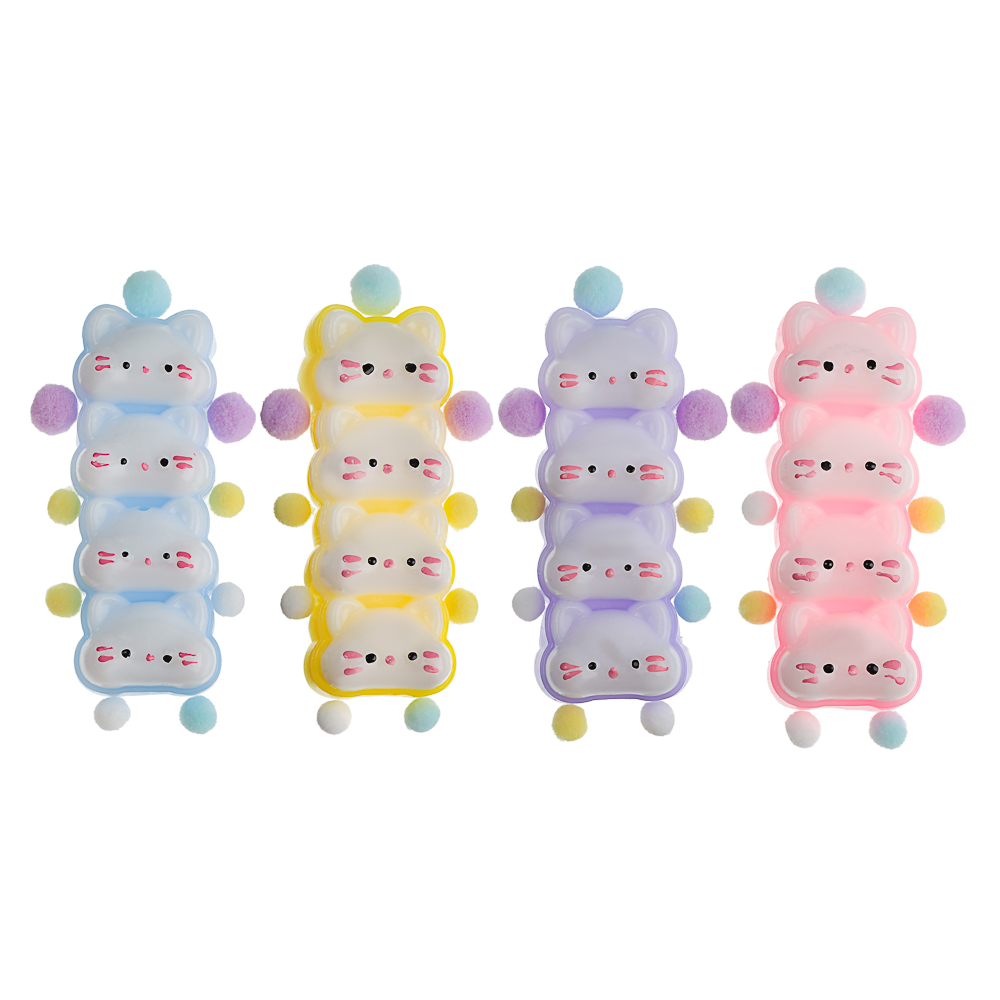 Набор лизунов "Сквиш Животные",13х16х3см, 4 дизайна, арт.№ 297-171