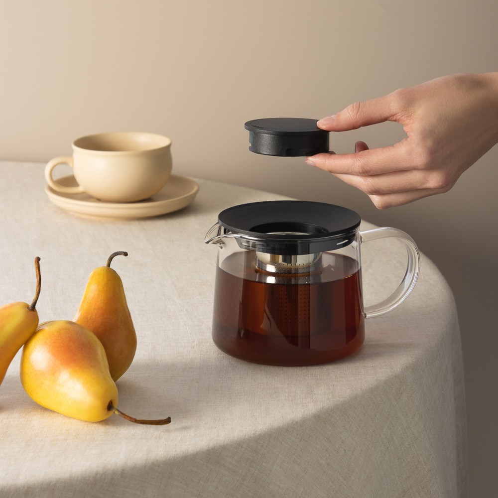 SATOSHI Цейлон Чайник заварочный 600мл, жаропрочное стекло, арт.№ 850-218