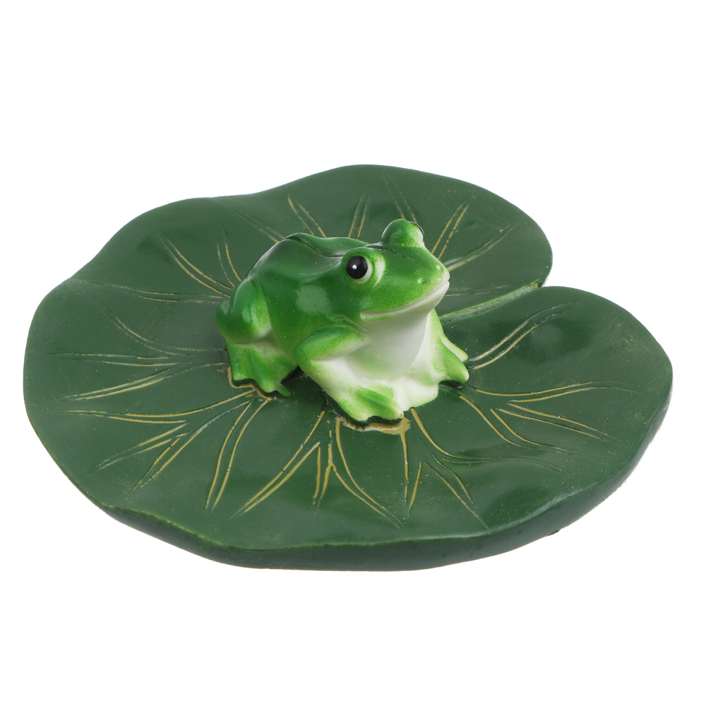 Фигурка для украшения пруда Лягушка 10см, ПВХ, полистоун, тм INBLOOM, арт.№ 171-031