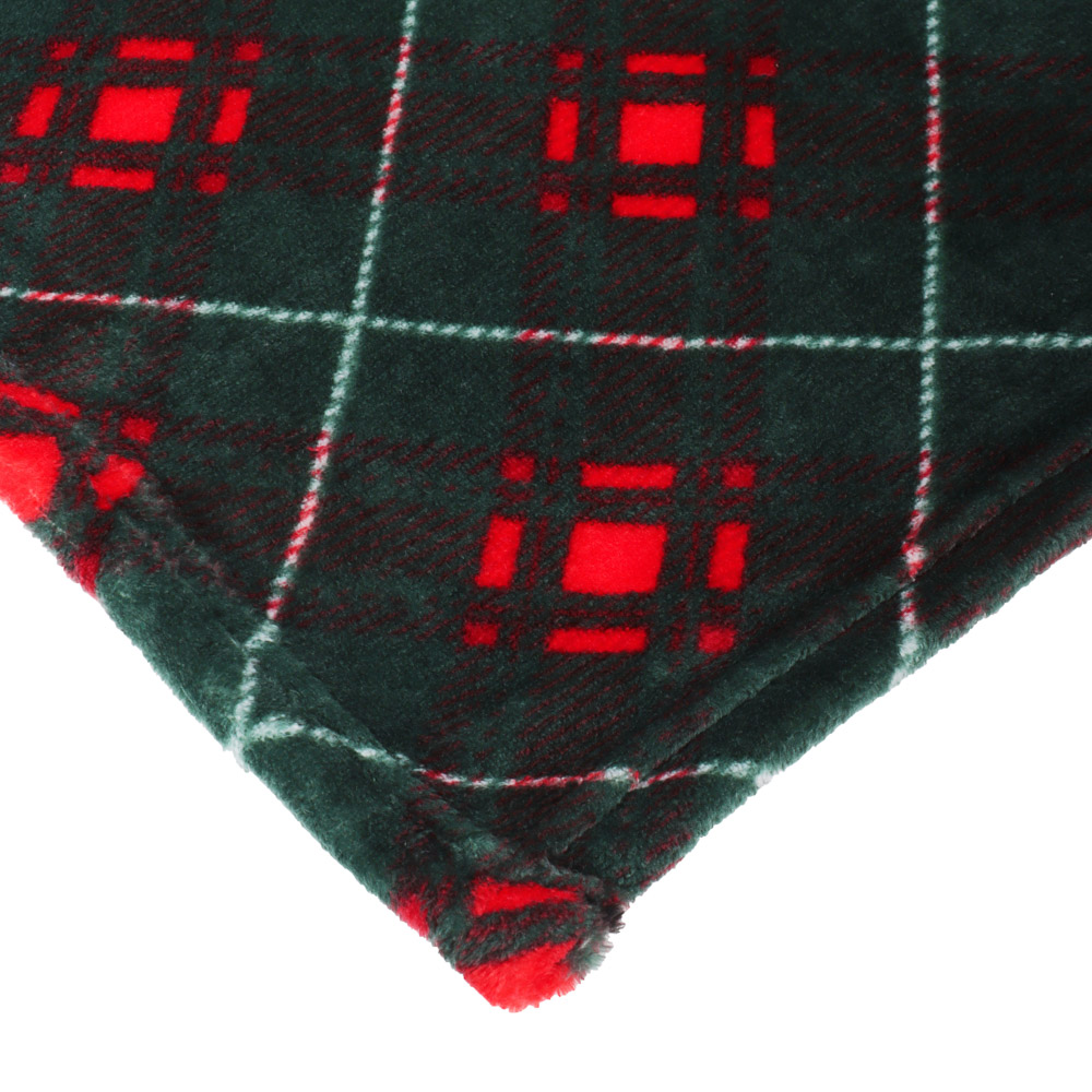 PROVANCE Щелкунчик Плед клетка, 130х170см, 100% полиэстер, 2 дизайна, арт.№ 492-249