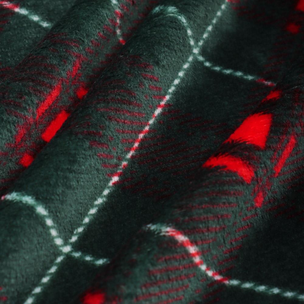 PROVANCE Щелкунчик Плед клетка, 130х170см, 100% полиэстер, 2 дизайна, арт.№ 492-249