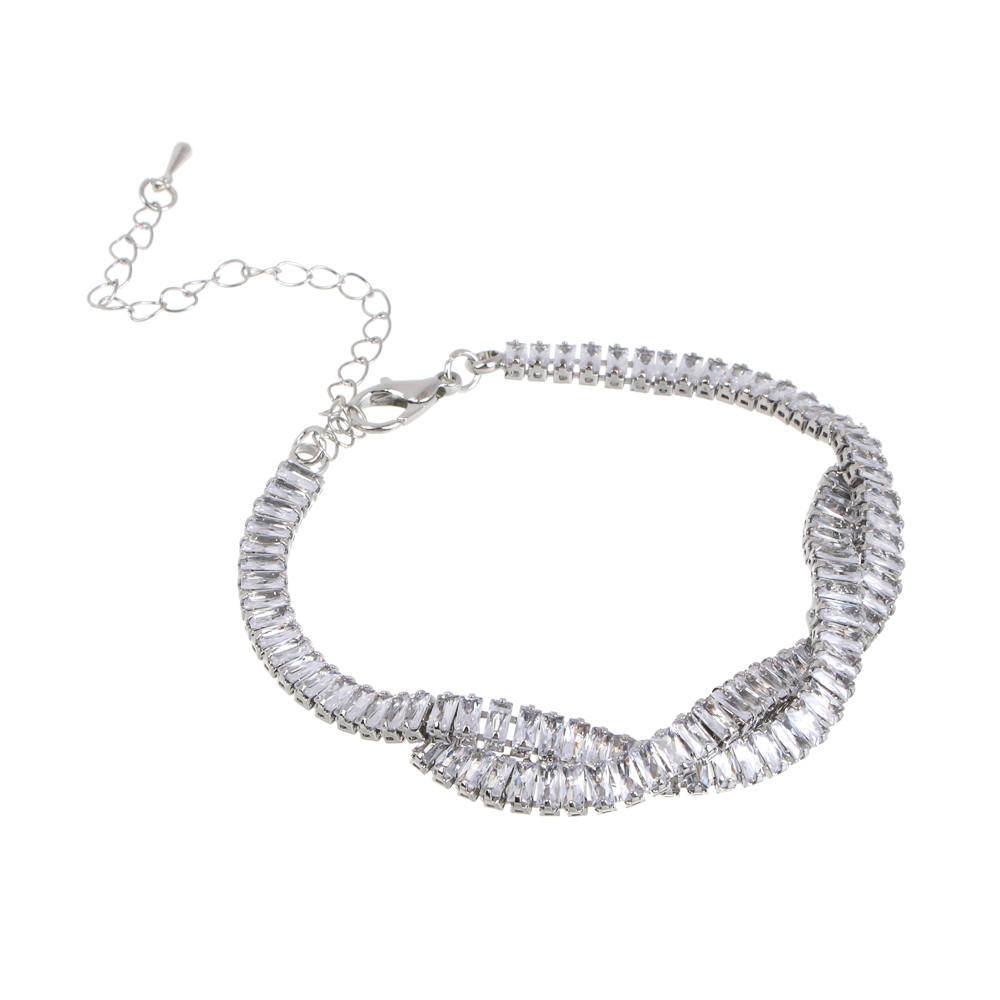 Браслет, медь, цирконий, БЖ25-6, арт.№ 023-006