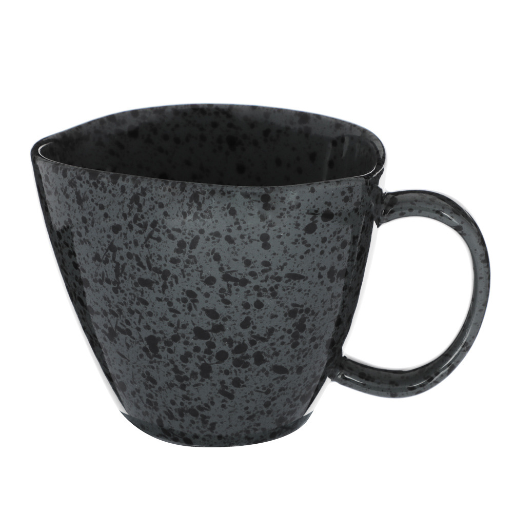 MILLIMI Оникс Кружка, 350мл, 13,5х9,5х8см, фарфор, арт.№ 816-055