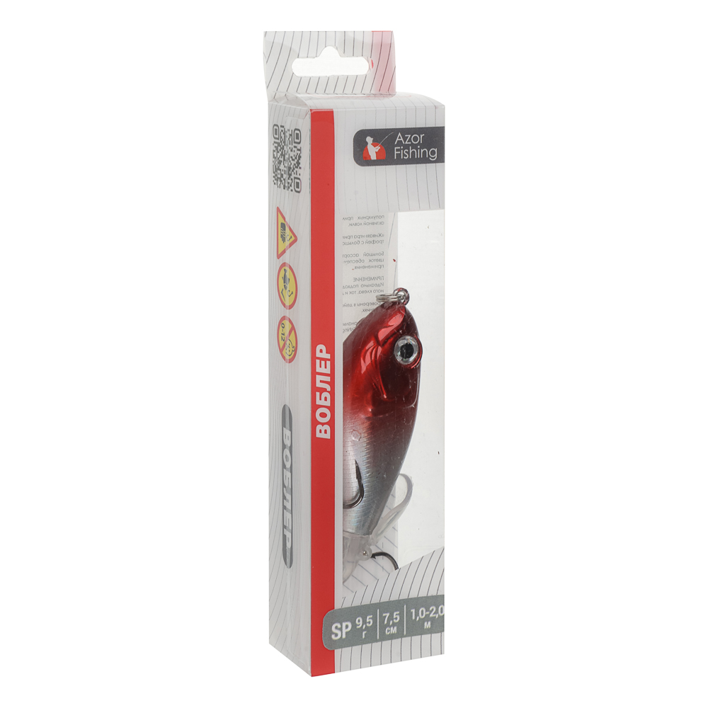 Воблер плавающий тм AZOR FISHING, 65мм, 8гр, арт.№ 143-079