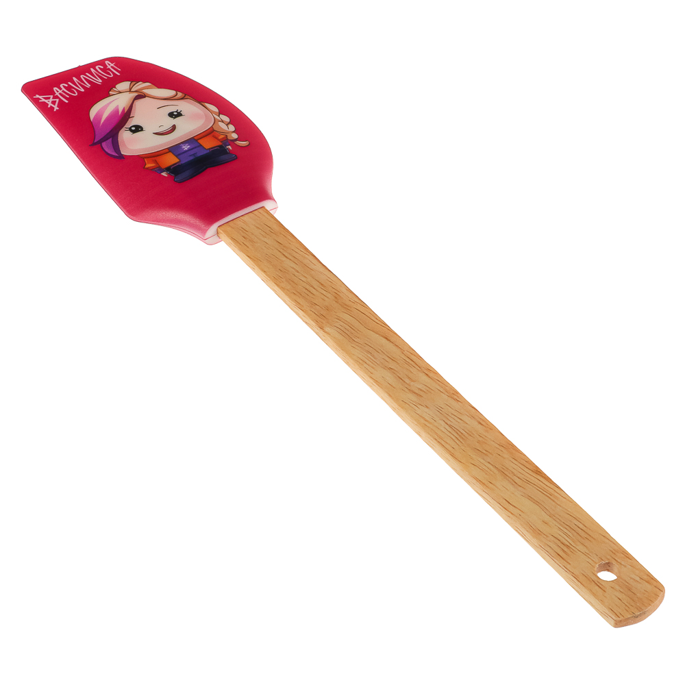 BY Русские Супергерои Набор 2 пр., лопатка силиконовая Василиса, форма для печенья, арт.№ 856-066