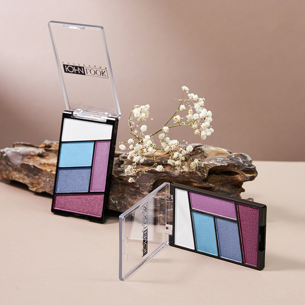 ЮНИLOOK Тени для век, 5-ти цветные 12г, Тон 03, арт.№ 330-097