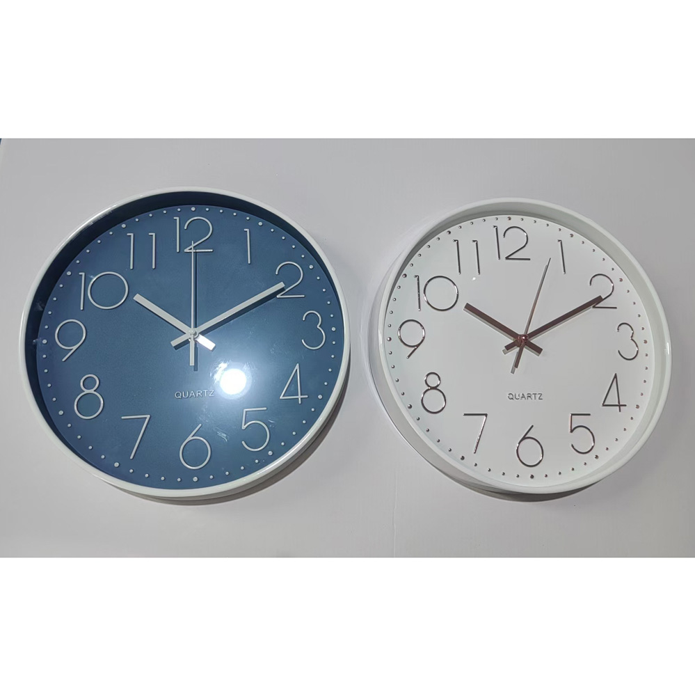 Часы настенные "Идеал" d-30см, пластик, 1xAA, 2 цвета, LADECOR CHRONO, арт.№ 581-410