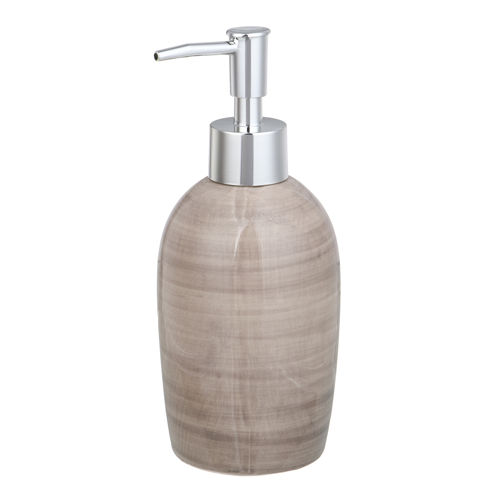 VETTA Дозатор для жидкого мыла, керамика,7,5x7,5x18 см, мокко, арт.№ 478-160