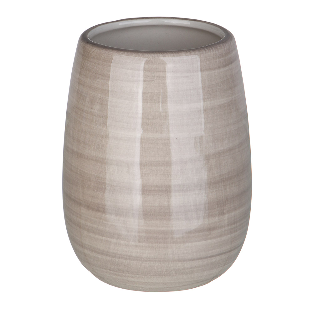 VETTA Стакан для ванной комнаты, керамика, 7,5x7,5x10,5 см, мокко, арт.№ 478-161