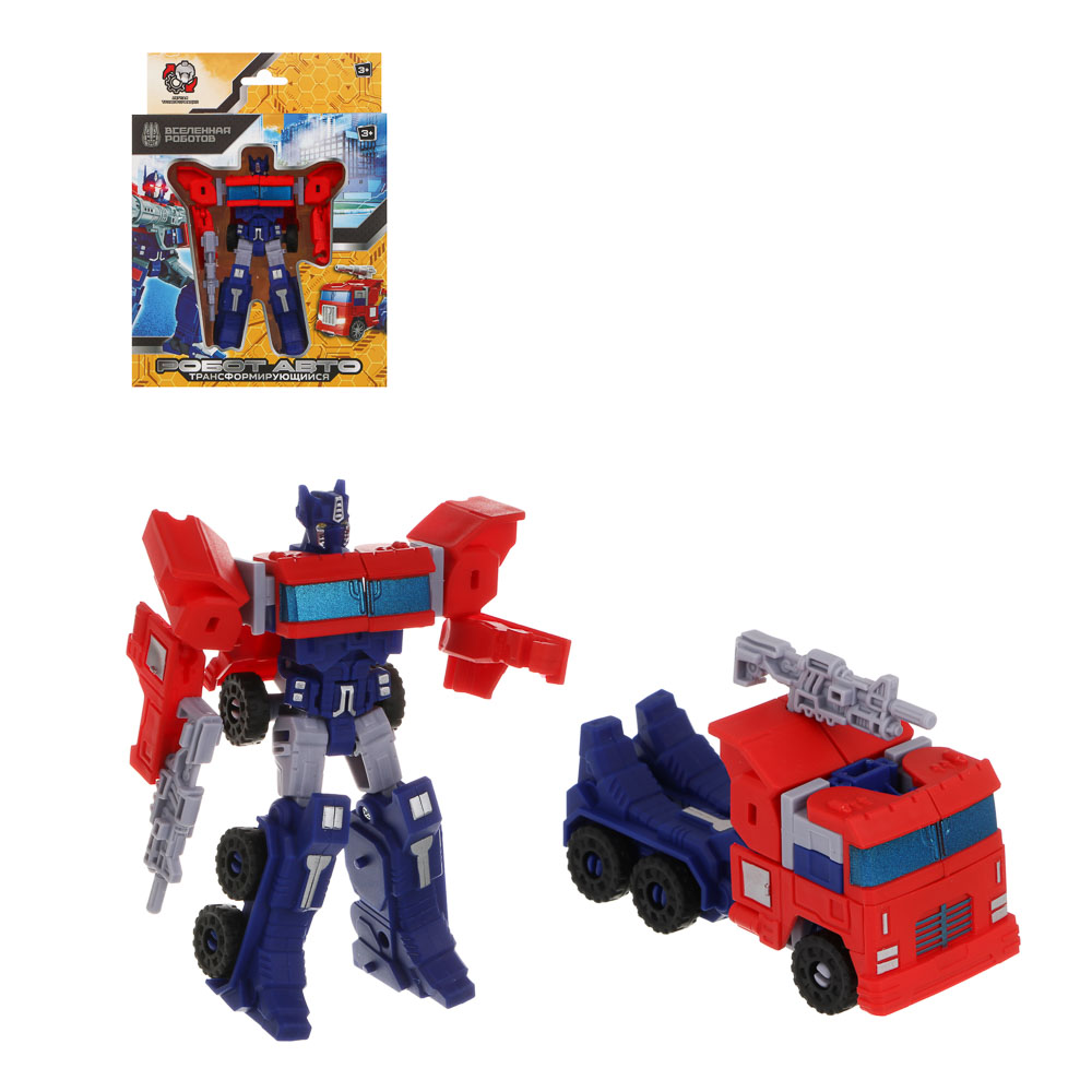 ИГРОЛЕНД Робот трансформирующийся "Авто", PP, 10 дизайнов, 26,4х15,5х7,7 см, арт.№ 296-137