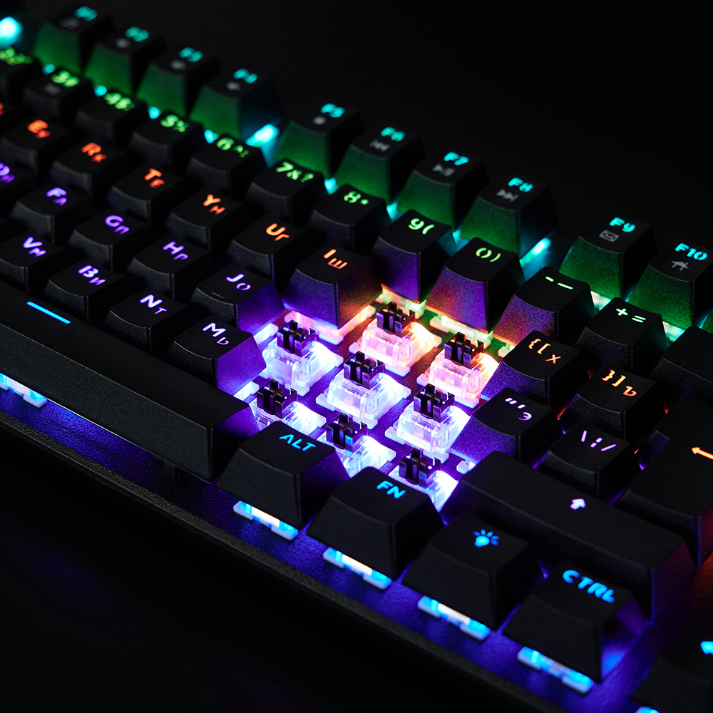 Игровая клавиатура проводная Buckler BY TKL механическая, 87 кл., Outemu "Brown", RGB, 2м, арт.№ 405-073