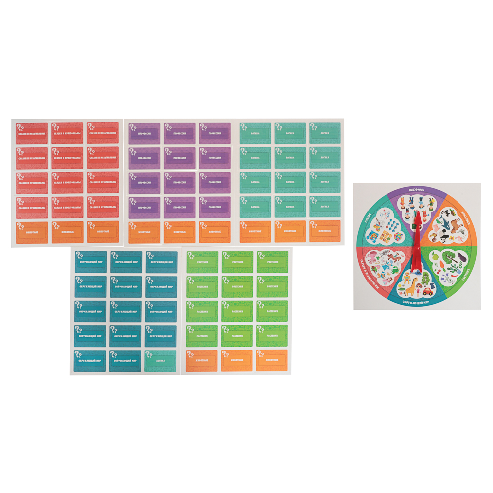 Игра настольная "Викторина" 25,2х21,7х2,4 см, коробка, 7 дизайнов, арт.№ 874-133