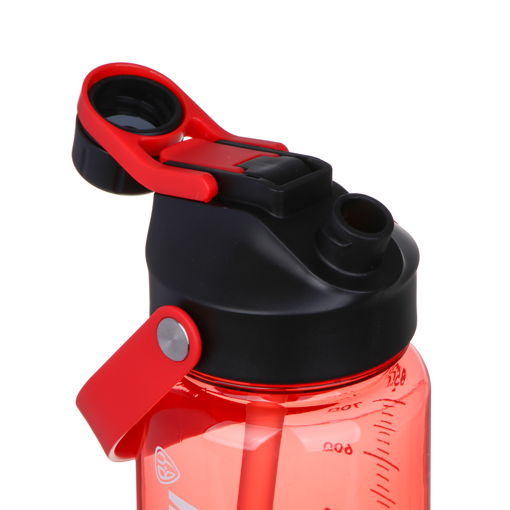 BY Русские Супергерои Бутылка для воды, 24х8см, 850мл, красный, PC, PP, арт.№ 088-118