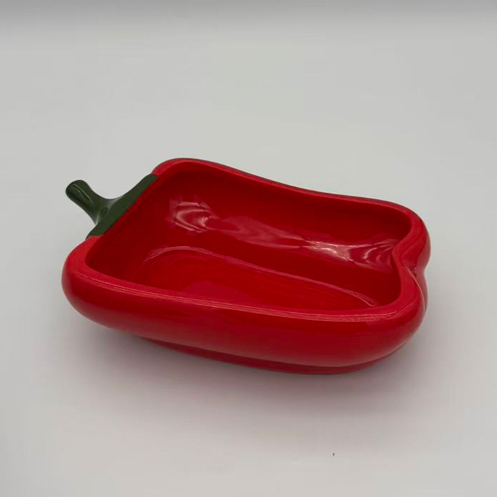 Форма для запекания, тм MILLIMI, Перец 21,3x12,5x5,9см, керамика, арт.№ 826-013