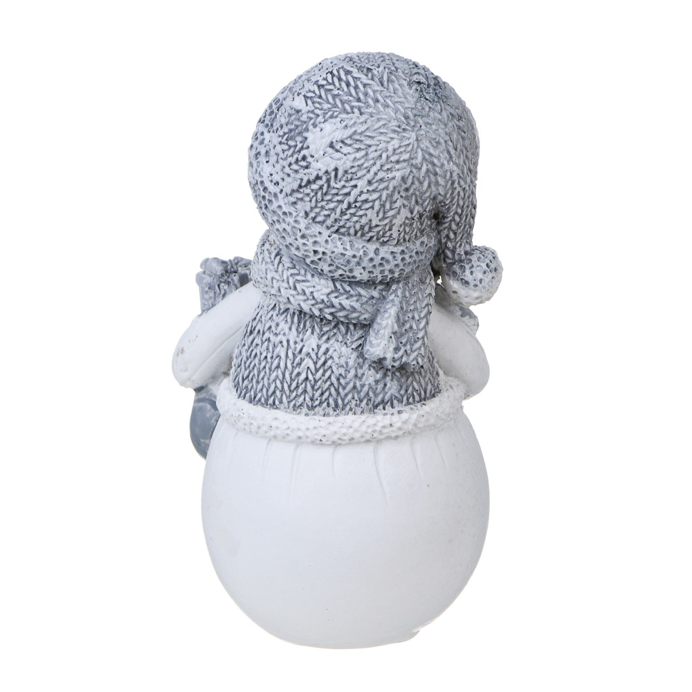 СНОУ БУМ Фигурка "Снеговик" 5,5х5,2х10,3см, полистоун, 2 дизайна, арт.№ 396-996