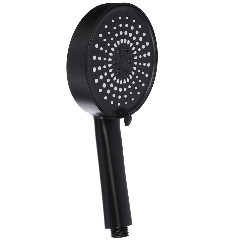 СоюзКран Лейка для душа, 5 режимов, 125мм, черный, арт.№ 582-068