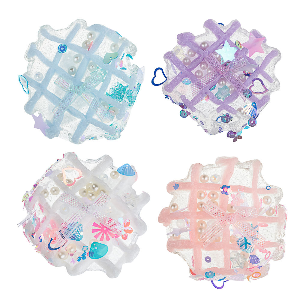 Набор лизунов "Сквиш Вафля", 12х16х2,5см, 2 дизайна, арт.№ 297-173