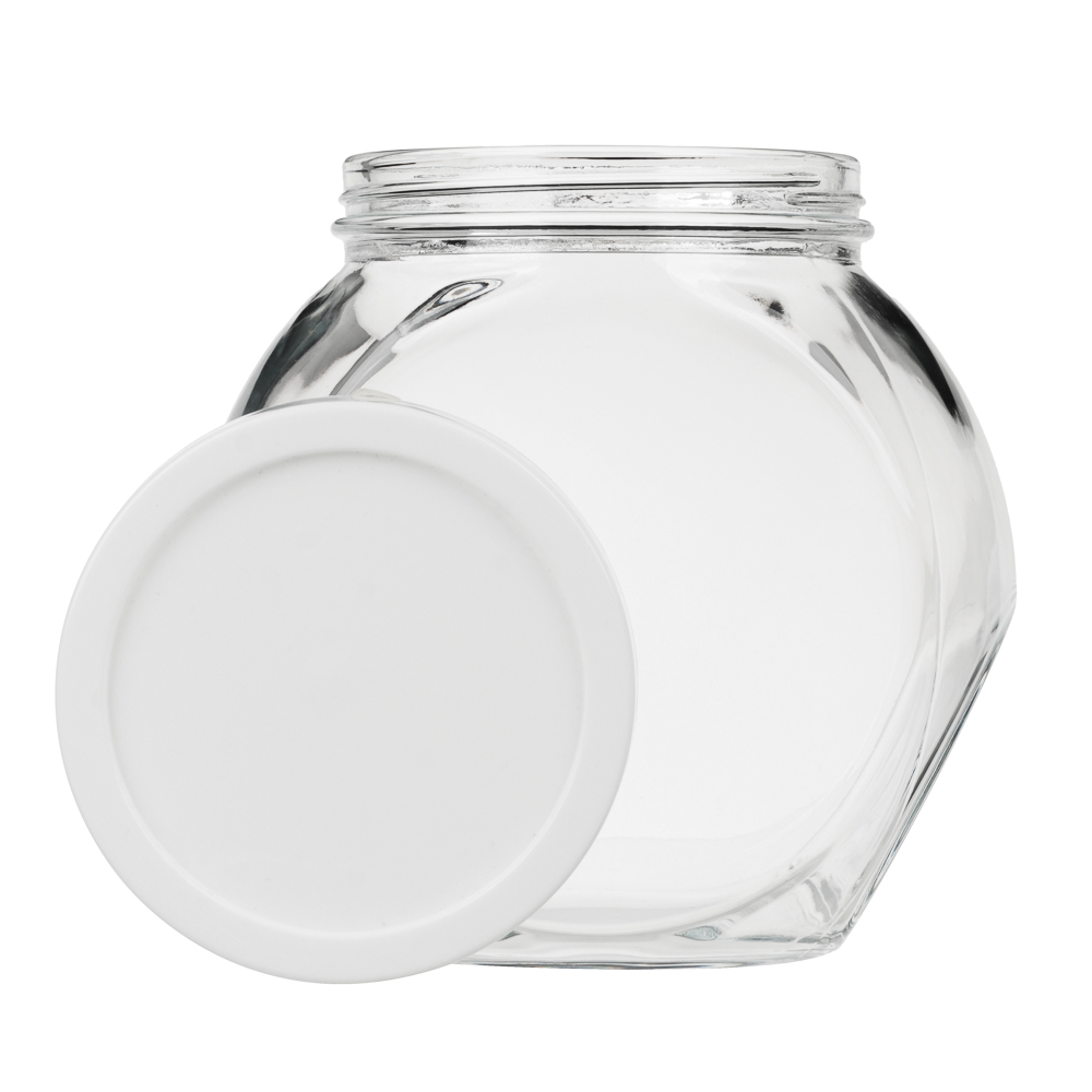 PASABAHCE Белла Банка стеклянная с пласт. крышкой 1700мл, стекло, арт.№ 877-766