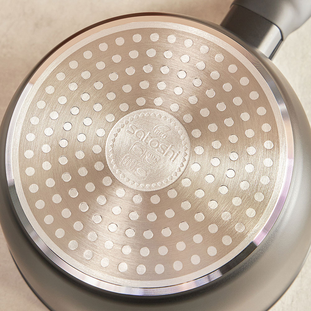 SATOSHI Стоун Ковш d16см 1,3л, антипригарное покрытие Мрамор, индукция, арт.№ 846-568