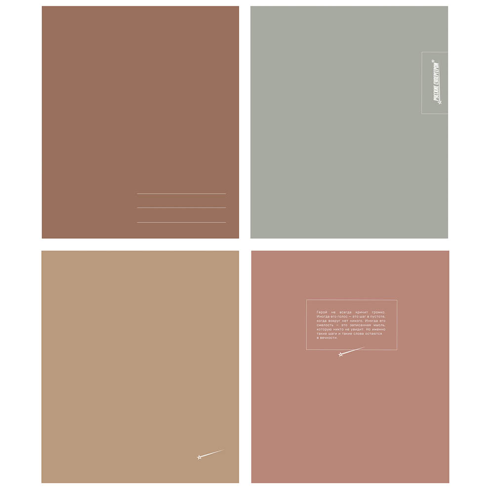 Тетрадь общая 48л. в клетку BY Русские Супергерои "Свет", твин лак, обл. картон, скрепка, 4 диз., арт.№ 801-100