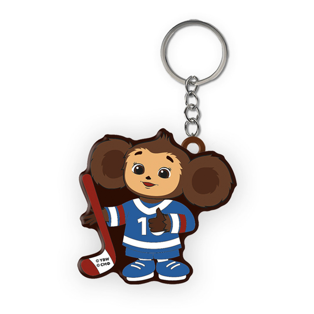 Брелок Чебурашка эксклюзив, ПВХ, 8х5х1 см, в ассортименте, арт.№ 295-313