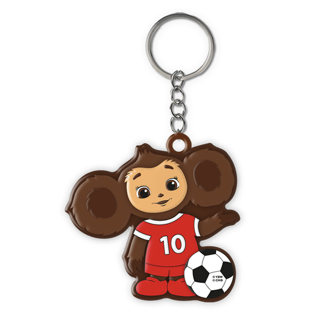 Брелок Чебурашка эксклюзив, ПВХ, 8х5х1 см, в ассортименте, арт.№ 295-313