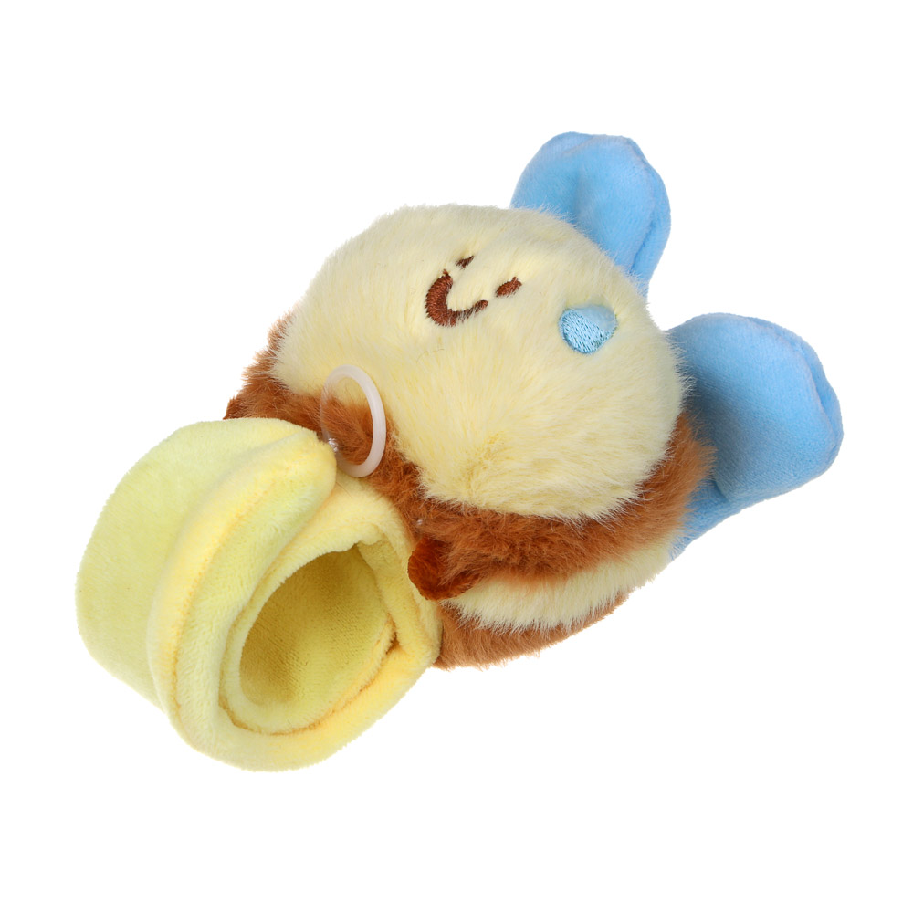 ИГРОЛЕНД Игрушка мягкая на браслете "Заводнушка" 20 см, полиэстер, пластик, 3 диз., арт.№ 264-446