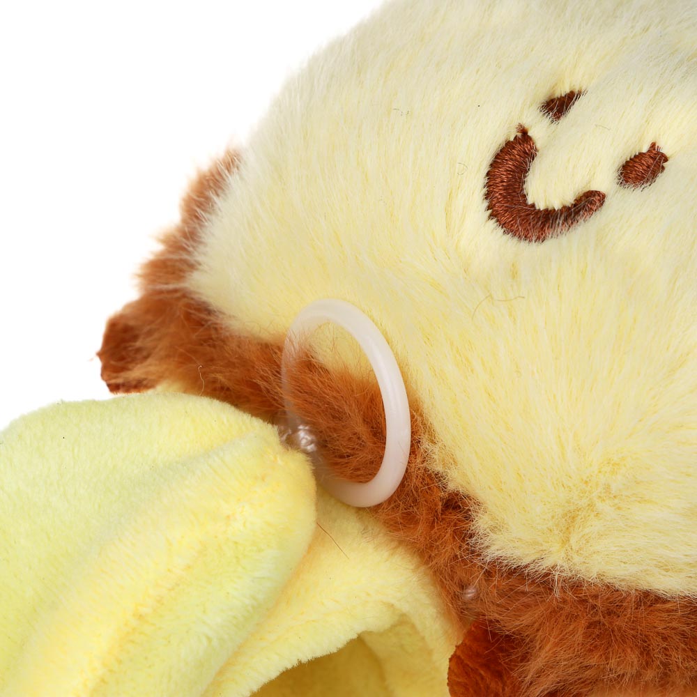 ИГРОЛЕНД Игрушка мягкая на браслете "Заводнушка" 20 см, полиэстер, пластик, 3 диз., арт.№ 264-446