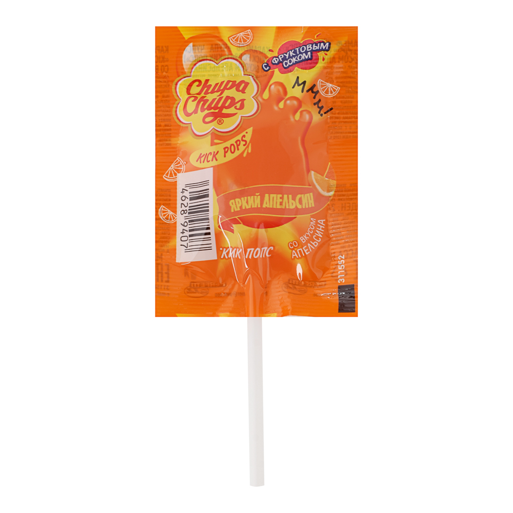 Карамель Chupa Chups Kick Pops, 9 г, арт.№ 347-594