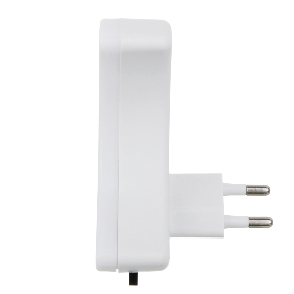 BY Светильник-ночник в розетку Месяц светодиодный, 1Вт, 9см, 230В, пластик, белый, арт.№ 417-188