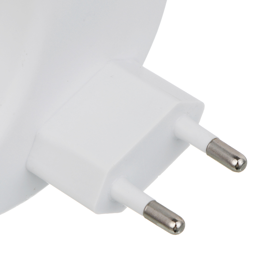 BY Светильник-ночник в розетку Месяц светодиодный, 1Вт, 9см, 230В, пластик, белый, арт.№ 417-188