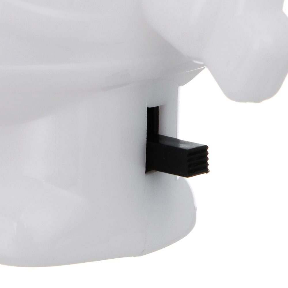 BY Светильник-ночник в розетку Космонавт светодиодный, 1Вт, 9см, 230В, пластик, белый, арт.№ 417-189