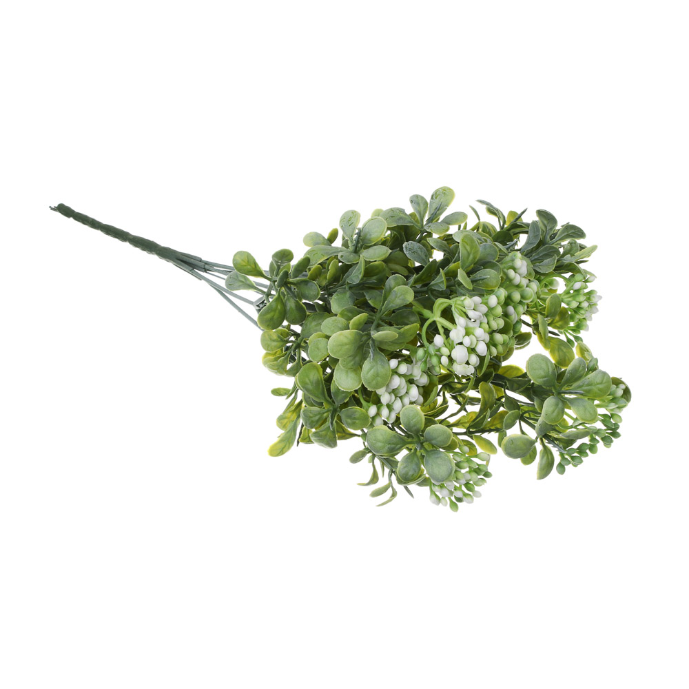 Ветки зелени искусственные тм LADECOR, 29 см, пластик, 3 цвета, арт.№ 409-192