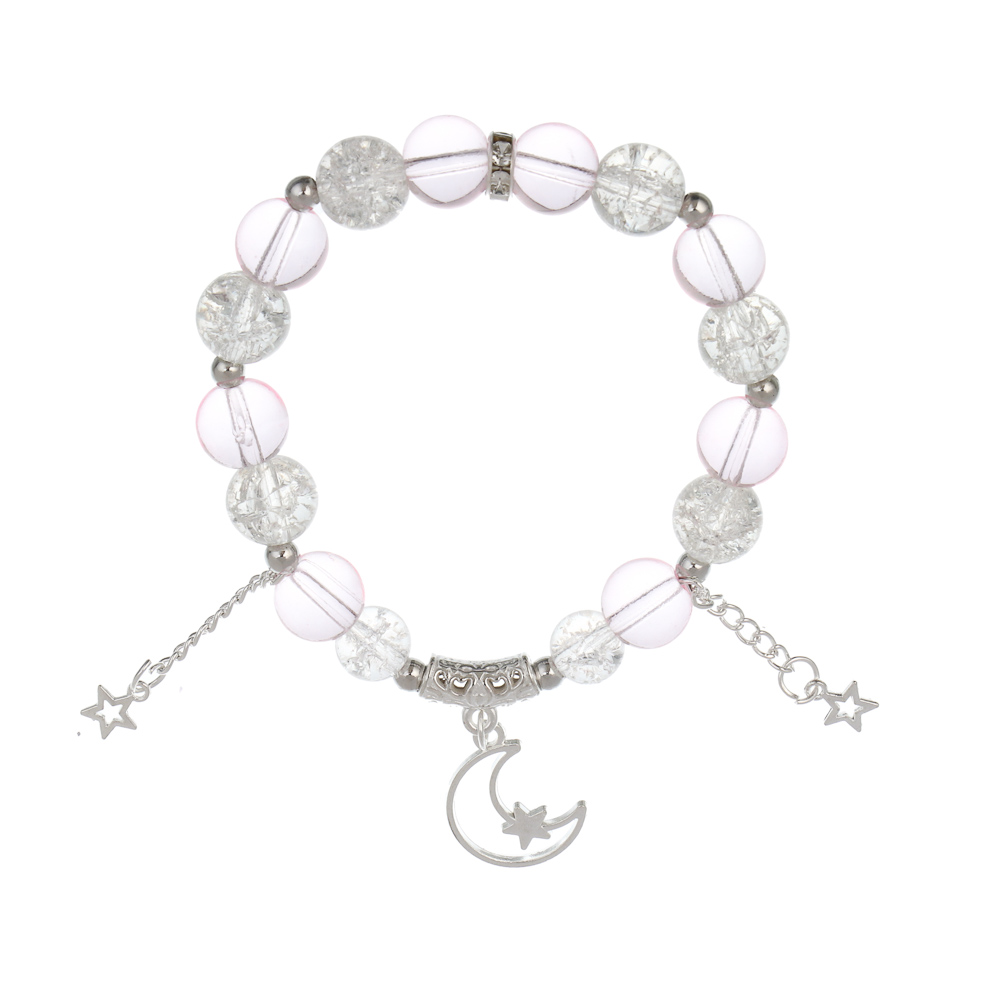 ЮНИLOOK Браслет с декором, d7см, d бусин 1см, 6 цветов, стекло, #3, арт.№ 316-380