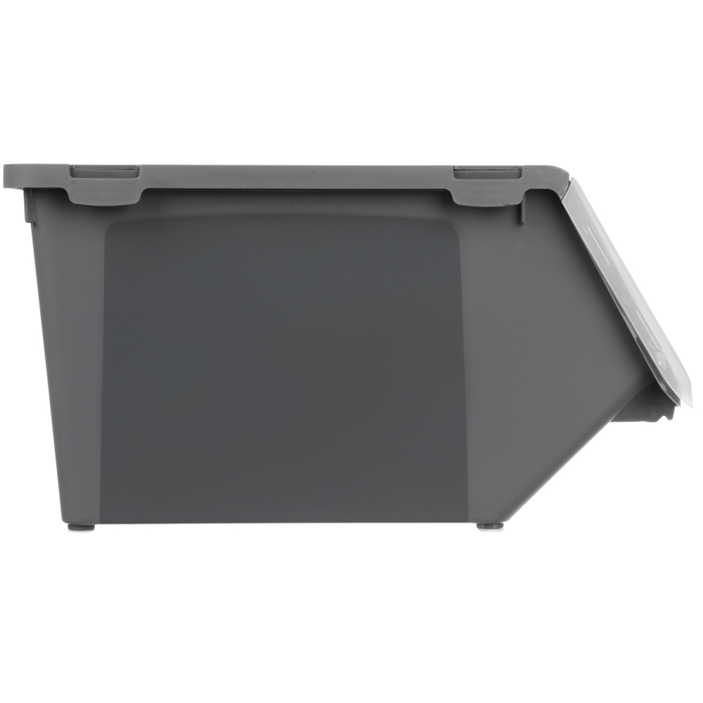 Контейнер для овощей, 35х25,5х19 см, 11л, пластик, цвет серый, арт.№ 422-055