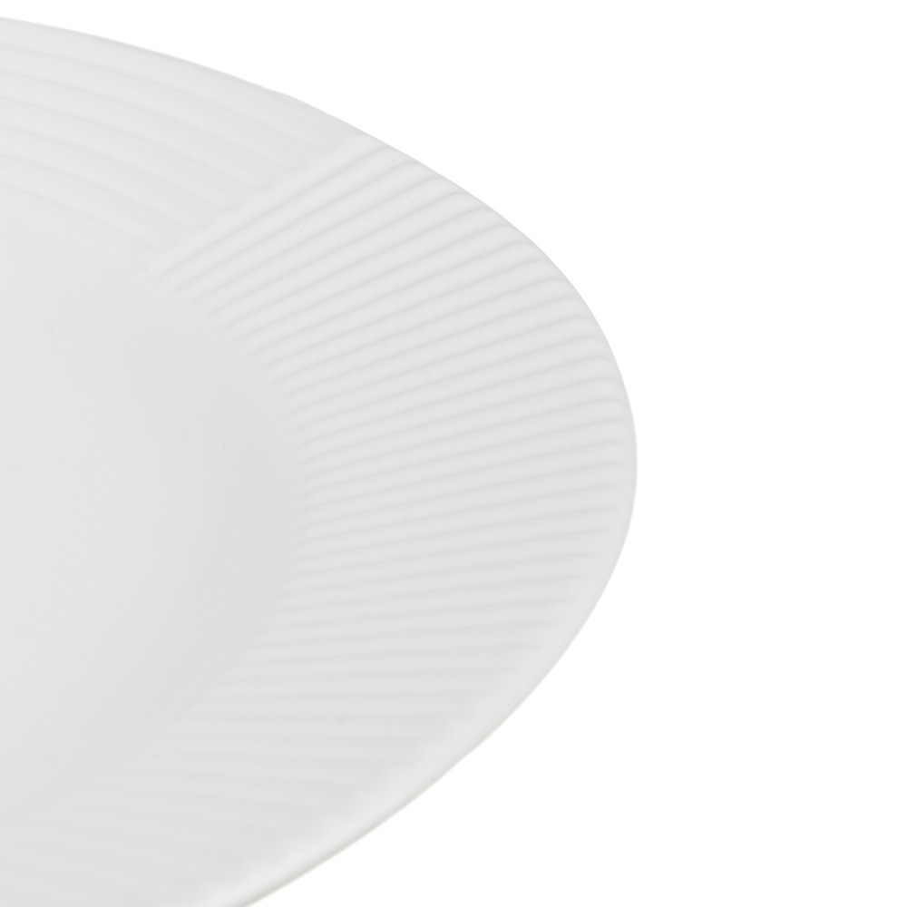 MILLIMI Монблан тарелка подстановочная 26,8см, керамика, белый, арт.№ 824-214